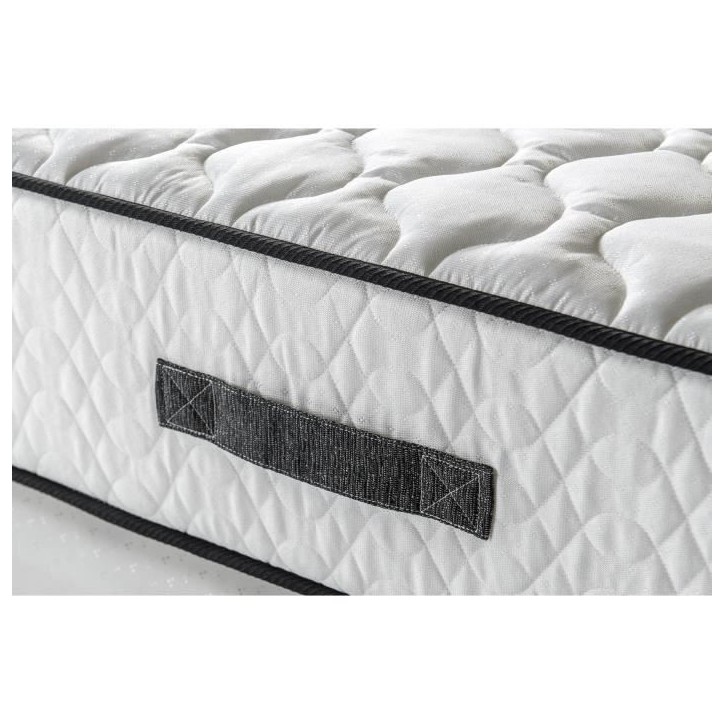Pack sommier matelas 160 x 200 cm - Hauteur 24 cm - Couette et 2 oreillers - 7 zones - réversible - fabriqué en Belgique Pack sommier matelas 160 x 200 cm - Hauteur 24 cm - Couette et 2 oreillers - 7 zones - réversible - fabriqué en Belgique