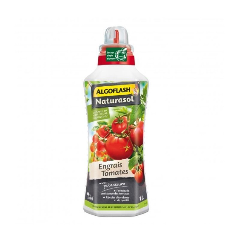 ALGOFLASH Engrais liquide Tomates 1 L ALGOFLASH Engrais liquide Tomates 1 L
