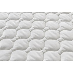 Pack sommier matelas 160 x 200 cm - Hauteur 24 cm - Couette et 2 oreil