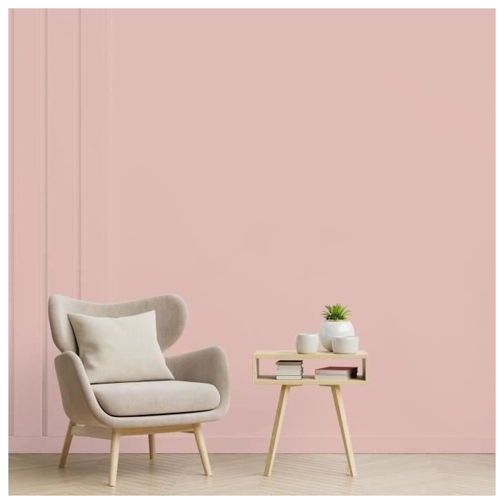 RIPOLIN Peinture Couleur Satin Ultra Couvrante pour Cuisine, Chambre, Salon, Salle, Entrée, Couloir - Rose RIPOLIN Peinture Couleur Satin Ultra Couvrante pour Cuisine, Chambre, Salon, Salle, Entrée, Couloir - Rose