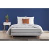 Pack Matelas 140x190cm + sommier + couette + 2 oreillers - Ressorts en