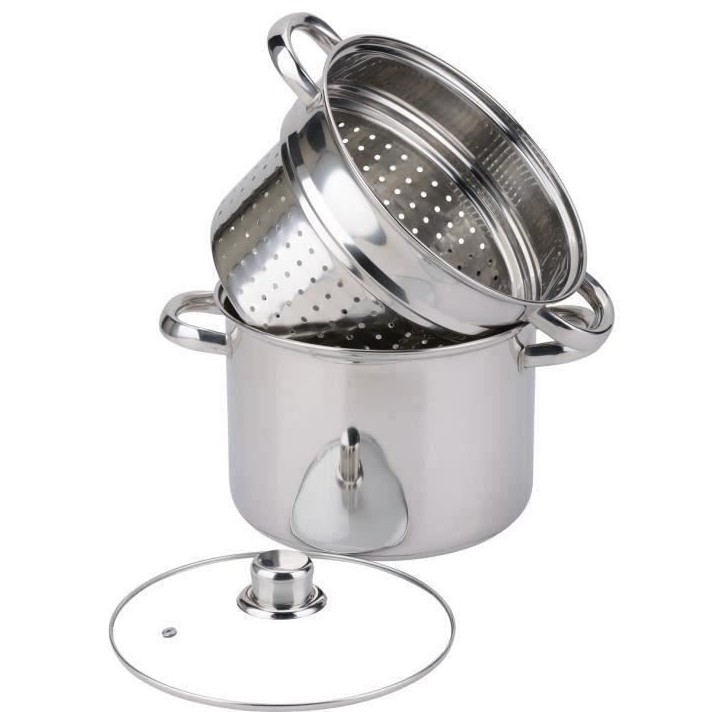 BAUMALU Cuiseur a pâtes inox - 20 cm BAUMALU Cuiseur a pâtes inox - 20 cm