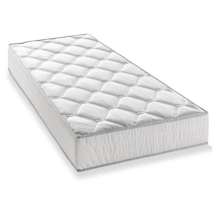Pack pret a dormir Matelas + Sommier 90 x 190 cm + Couette + Oreiller - DEKO DREAM Malin