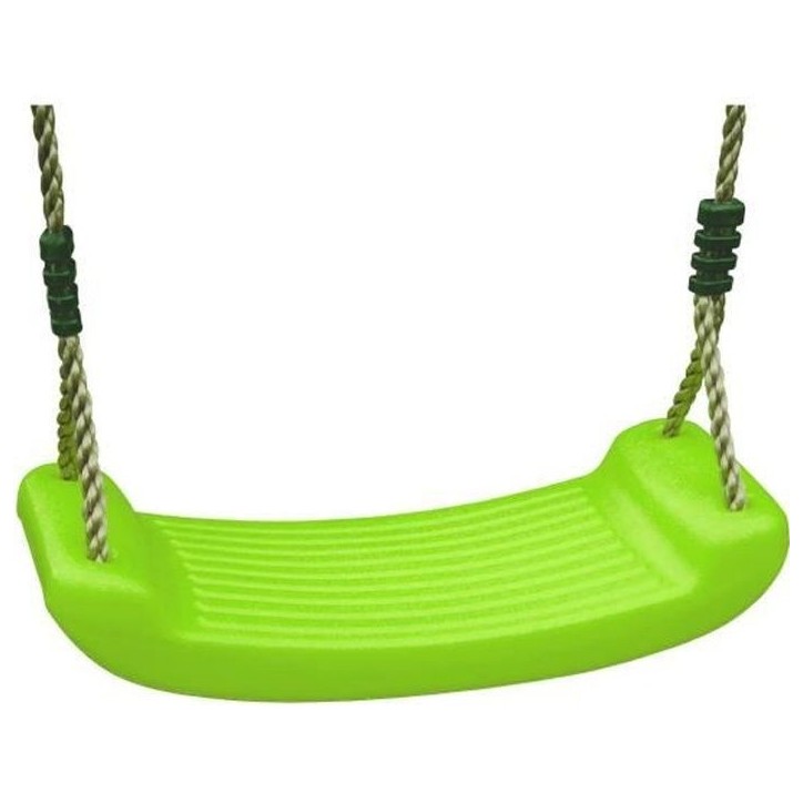 Siege de balançoire pour enfant TRIGANO - Vert - Réglable - Plastique anti-UV Siege de balançoire pour enfant TRIGANO - Vert - Réglable - Plastique anti-UV