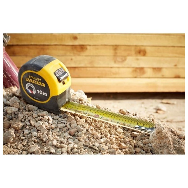 Metre a ruban - STANLEY FATMAX - FMHT36142-0 - Blade Armor - 10 m - 32 mm - Ultra épais