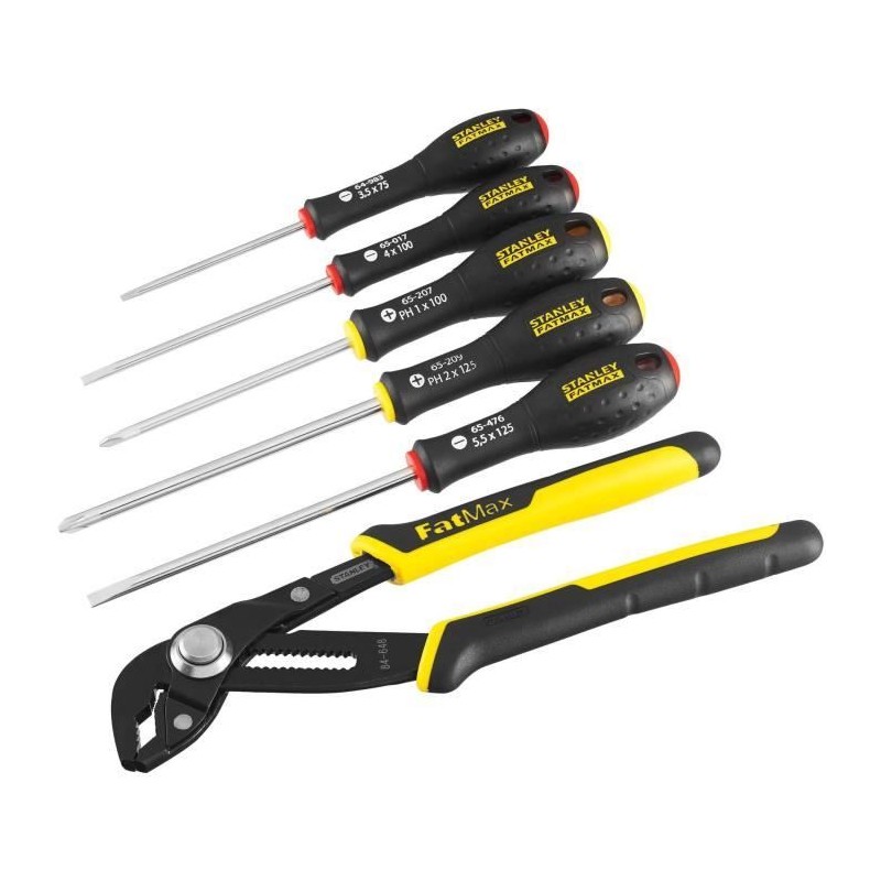 Jeu de 6 Outils - - STANLEY FATMAX - FMHT0-62639 - Pince Multiprise a Jeu de 6 Outils - - STANLEY FATMAX - FMHT0-62639 - Pince Multiprise a