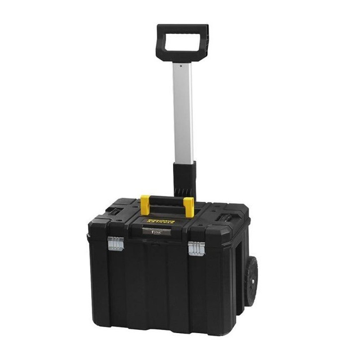 Coffre mobile STANLEY Grand volume avec manche télescopique - FMST1-75753 Coffre mobile STANLEY Grand volume avec manche télescopique - FMST1-75753