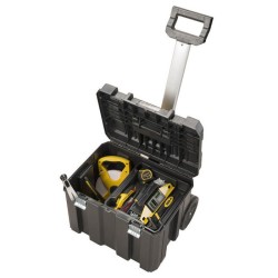 Coffre mobile STANLEY Grand volume avec manche télescopique - FMST1-7