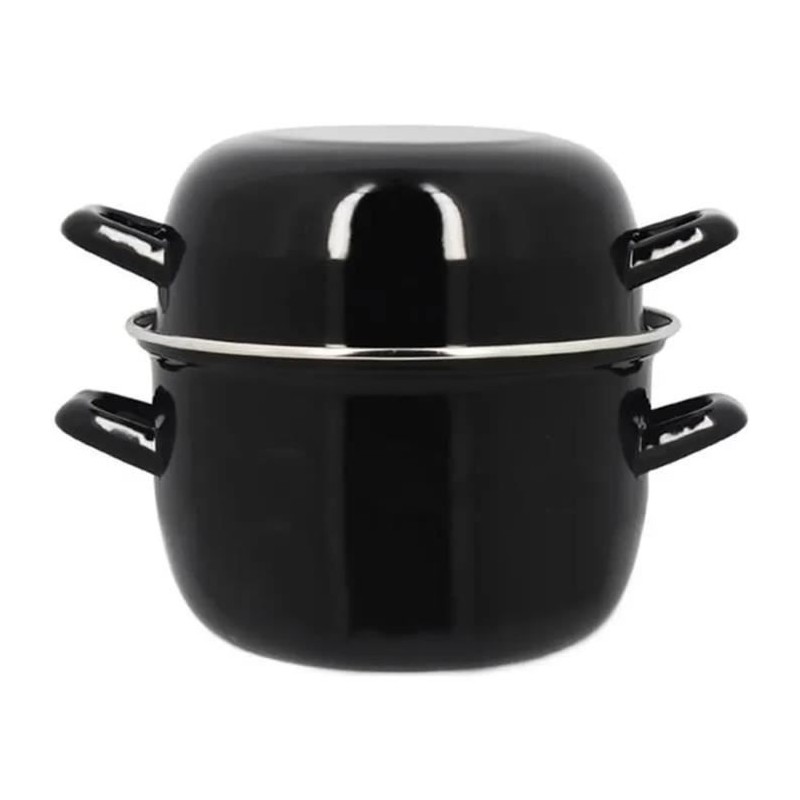Marmite a moule - MENASTYL - 3645567 - En acier émaillé - Noir - 18 Marmite a moule - MENASTYL - 3645567 - En acier émaillé - Noir - 18