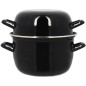 Marmite a moule - MENASTYL - 3645567 - En acier émaillé - Noir - 18 cm - 2,7 litres - Tous feux dont induction Marmite a moule - MENASTYL - 3645567 - En acier émaillé - Noir - 18 cm - 2,7 litres - Tous feux dont induction