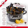 Marmite a moule - MENASTYL - 3645563 - En acier émaillé - Noir - 18