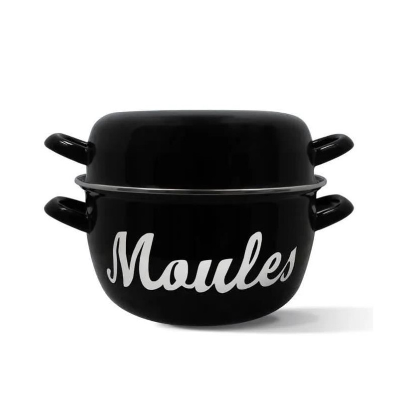 Marmite a moule - MENASTYL - 3645564 - En acier émaillé - Noir - 24 Marmite a moule - MENASTYL - 3645564 - En acier émaillé - Noir - 24