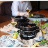 Marmite a moule - MENASTYL - 3645564 - En acier émaillé - Noir - 24