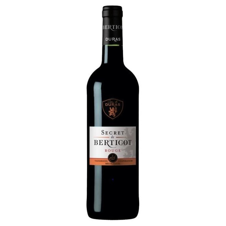 Secret Berticot 2022 AOC Côtes de Duras - Vin rouge du Sud Ouest x1