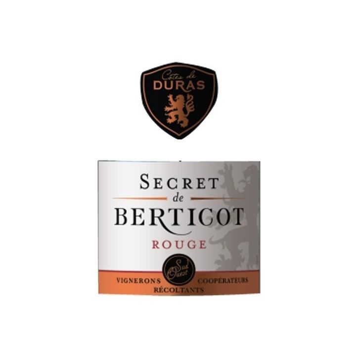 Secret Berticot 2022 AOC Côtes de Duras - Vin rouge du Sud Ouest x1