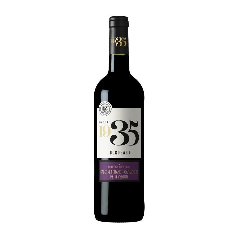 Dépuis 1935 Tricepage Cabernet Franc Petit Verdot Carmenere AOP Borde Dépuis 1935 Tricepage Cabernet Franc Petit Verdot Carmenere AOP Borde