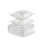 Pack pret a dormir Matelas 140x190 cm + Sommier + Couette + 2 oreiller