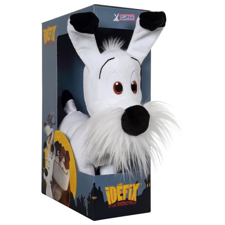 Gipsy Toys - Idéfix et les Irréductibles - 30cm - Vendu En boîte Cadeau - Blanc Noir Gipsy Toys - Idéfix et les Irréductibles - 30cm - Vendu En boîte Cadeau - Blanc Noir