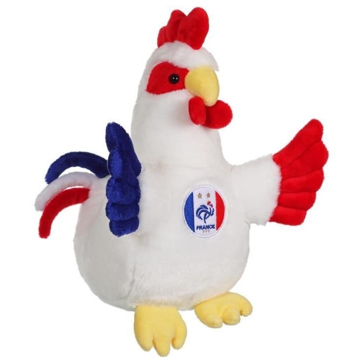 Peluche Coq FFF Sonore - GIPSY TOYS - 25 cm Peluche Coq FFF Sonore - GIPSY TOYS - 25 cm