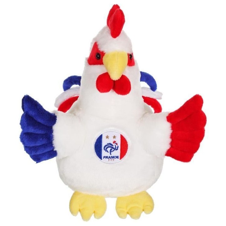 Peluche Coq FFF Sonore - GIPSY TOYS - 25 cm Peluche Coq FFF Sonore - GIPSY TOYS - 25 cm