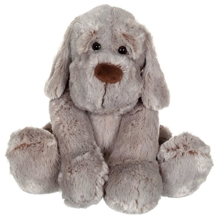 Gipsy Toys - Chien Flatoutou - Peluche - 50 cm - Gris