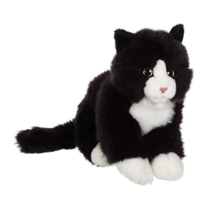 Gipsy Toys - Chat Mimiz - 28 cm - Noir & Blanc Gipsy Toys - Chat Mimiz - 28 cm - Noir & Blanc