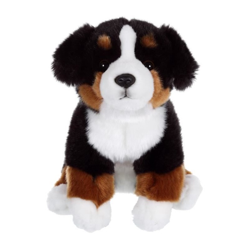 Peluche Chien Bouvier Bernois - GIPSY TOYS - Assis, 25 cm Peluche Chien Bouvier Bernois - GIPSY TOYS - Assis, 25 cm