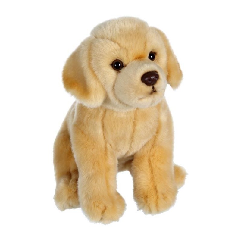 Peluche Chien Labrador Beige - GIPSY TOYS - Assis, 25 cm Peluche Chien Labrador Beige - GIPSY TOYS - Assis, 25 cm