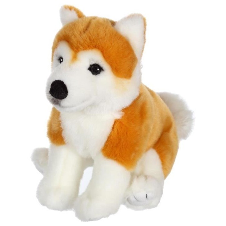 Peluche Chien Shiba - GIPSY TOYS - Assis, 25 cm