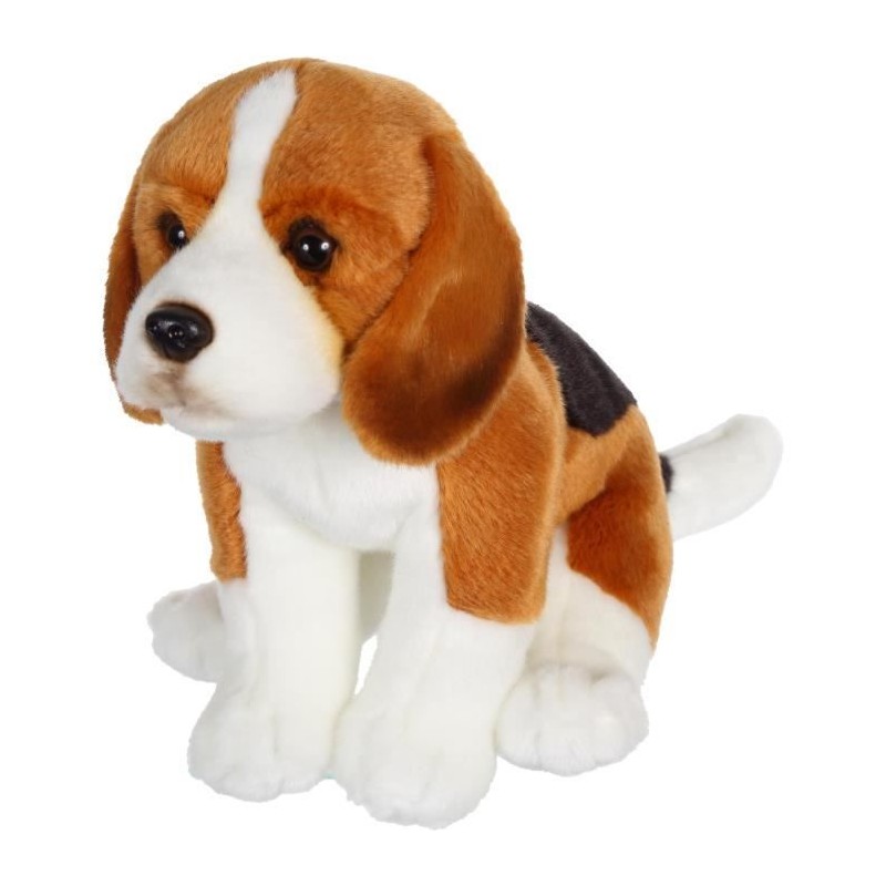 Peluche Chien Beagle - GIPSY TOYS - Assis, 25 cm