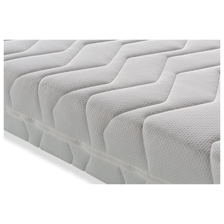 DEKODREAM Ensemble Relaxation Matelas mousse 2x90x200 cm + Sommier TPR electrique