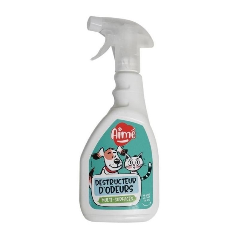 Spray anti-odeurs animaux - AIMÉ - SDESTRUCT'ODEUR pour Chat ou Ronge Spray anti-odeurs animaux - AIMÉ - SDESTRUCT'ODEUR pour Chat ou Ronge