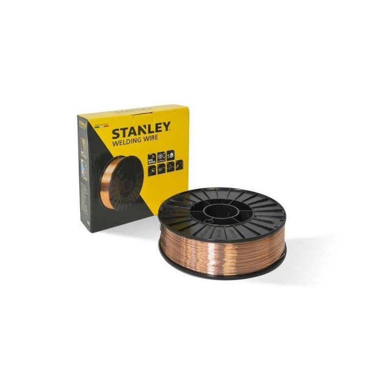 STANLEY 460628 Bobine fil acier pour soudure MIG/MAG sans gaz - Ø 0,9 mm - 0,9 kg