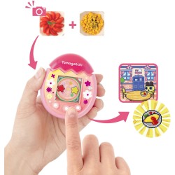 Tamagotchi PIX - BANDAI - Floral rose - Animal électronique virtuel -