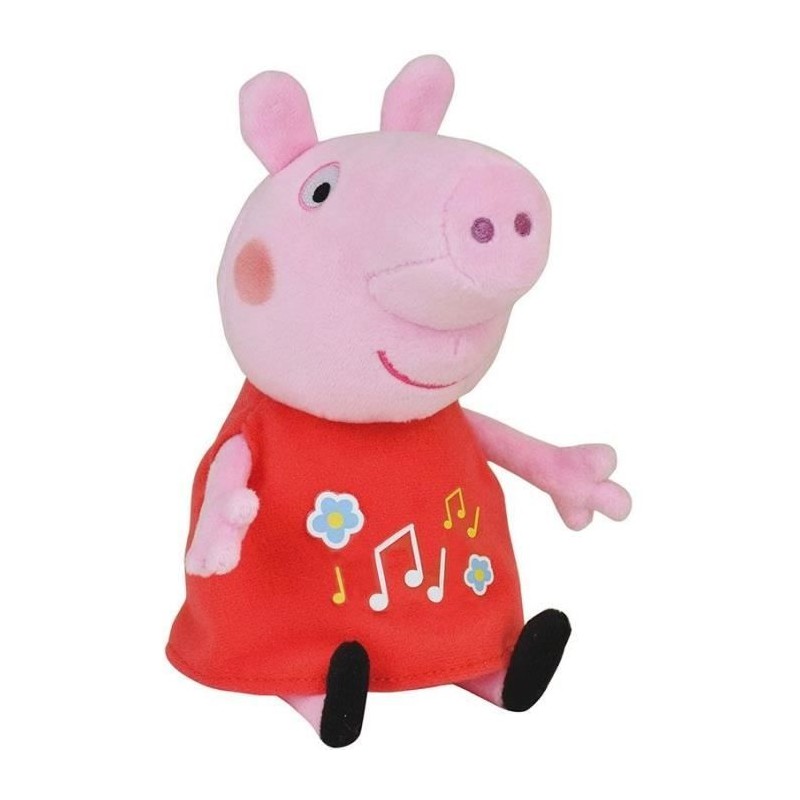 PEPPA PIG Peluche musicale ± 20 cm PEPPA PIG Peluche musicale ± 20 cm