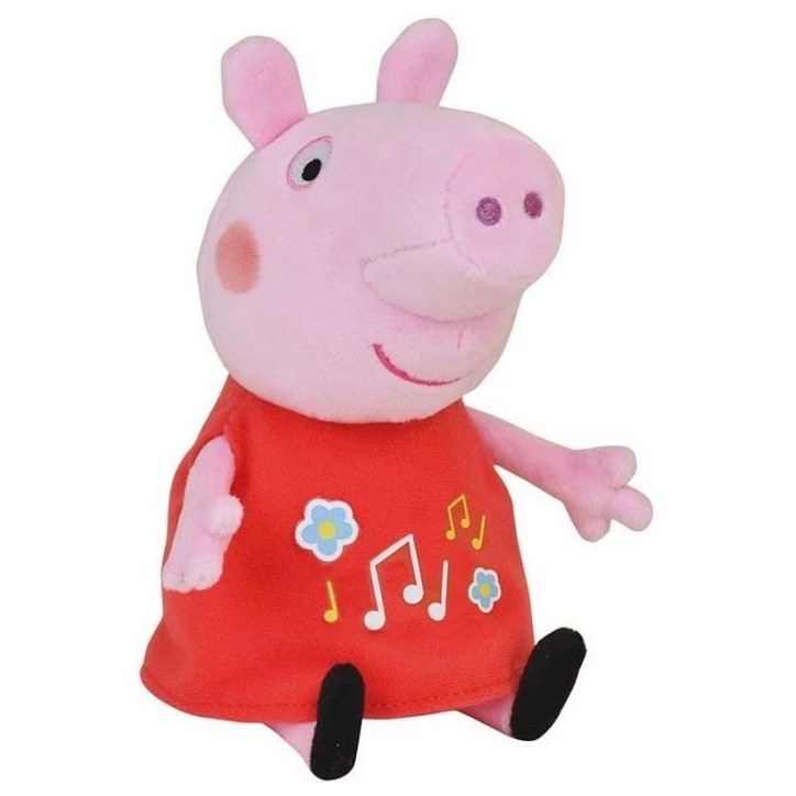 PEPPA PIG Peluche musicale ± 20 cm PEPPA PIG Peluche musicale ± 20 cm