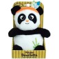 Peluche bouillotte INDIAN PANDA - JEMINI - H 21 cm - Blanc et noir - Bébé Peluche bouillotte INDIAN PANDA - JEMINI - H 21 cm - Blanc et noir - Bébé