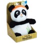 Peluche bouillotte INDIAN PANDA - JEMINI - H 21 cm - Blanc et noir - Bébé Peluche bouillotte INDIAN PANDA - JEMINI - H 21 cm - Blanc et noir - Bébé