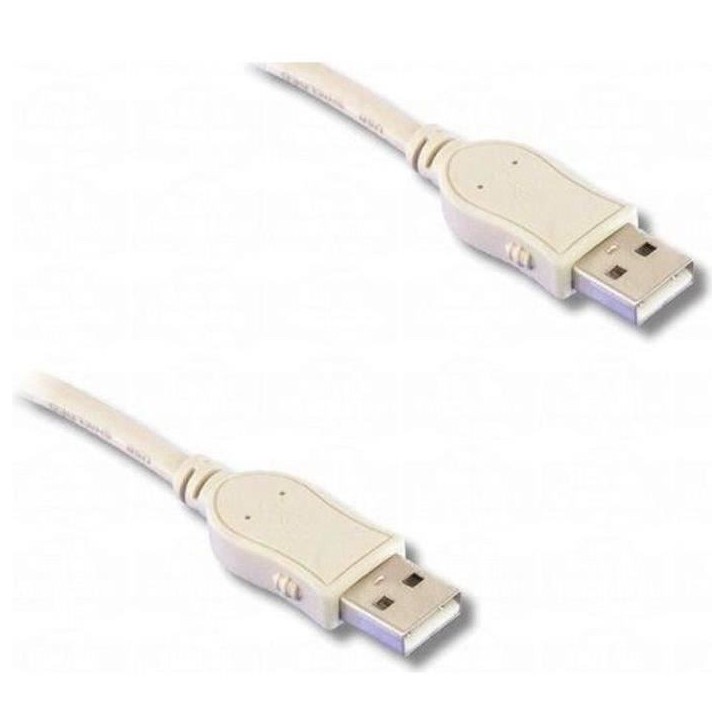 Cable USB 2.0 Hi-Speed, type A mâle / type A mâle, 1m80 Cable USB 2.0 Hi-Speed, type A mâle / type A mâle, 1m80