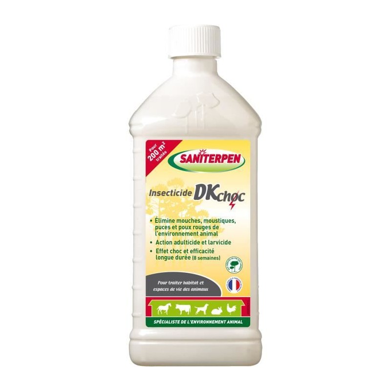 SANITERPEN DK CHOC 1L- Insecticide - 1L - élimine les insectes volant SANITERPEN DK CHOC 1L- Insecticide - 1L - élimine les insectes volant