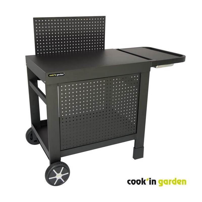 COOK'IN GARDEN Desserte REVA 110 PREMIUM - Acier - Surface de travail: COOK'IN GARDEN Desserte REVA 110 PREMIUM - Acier - Surface de travail: