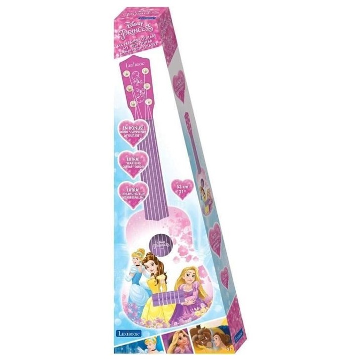 Ma Premiere Guitare Disney Princesses - 53cm Ma Premiere Guitare Disney Princesses - 53cm