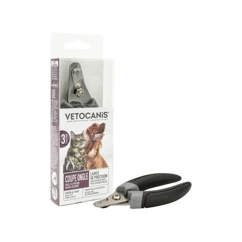 Coupe-ongle - VETOCANIS - BIO000441 - 2 Tailles - Chien/Chat Coupe-ongle - VETOCANIS - BIO000441 - 2 Tailles - Chien/Chat
