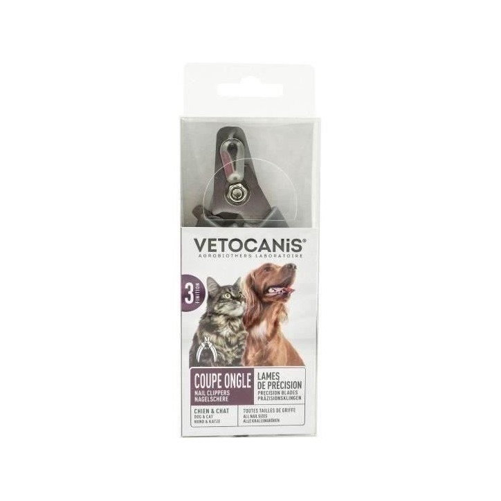 Coupe-ongle - VETOCANIS - BIO000441 - 2 Tailles - Chien/Chat Coupe-ongle - VETOCANIS - BIO000441 - 2 Tailles - Chien/Chat