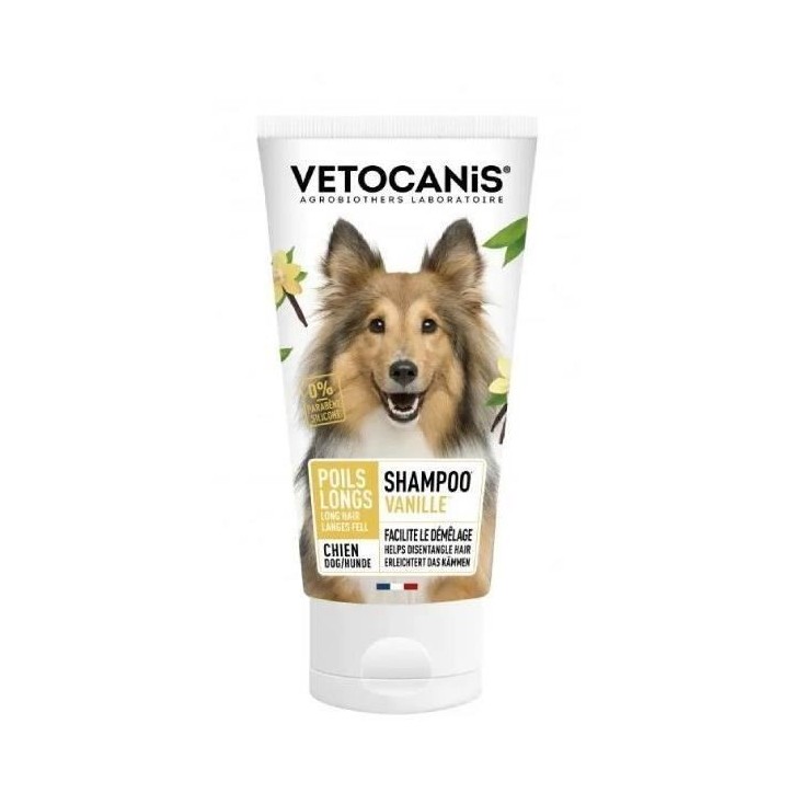 Shampoing - VETOCANIS - BIO000492 - Chien poils longs - 300 ml Shampoing - VETOCANIS - BIO000492 - Chien poils longs - 300 ml
