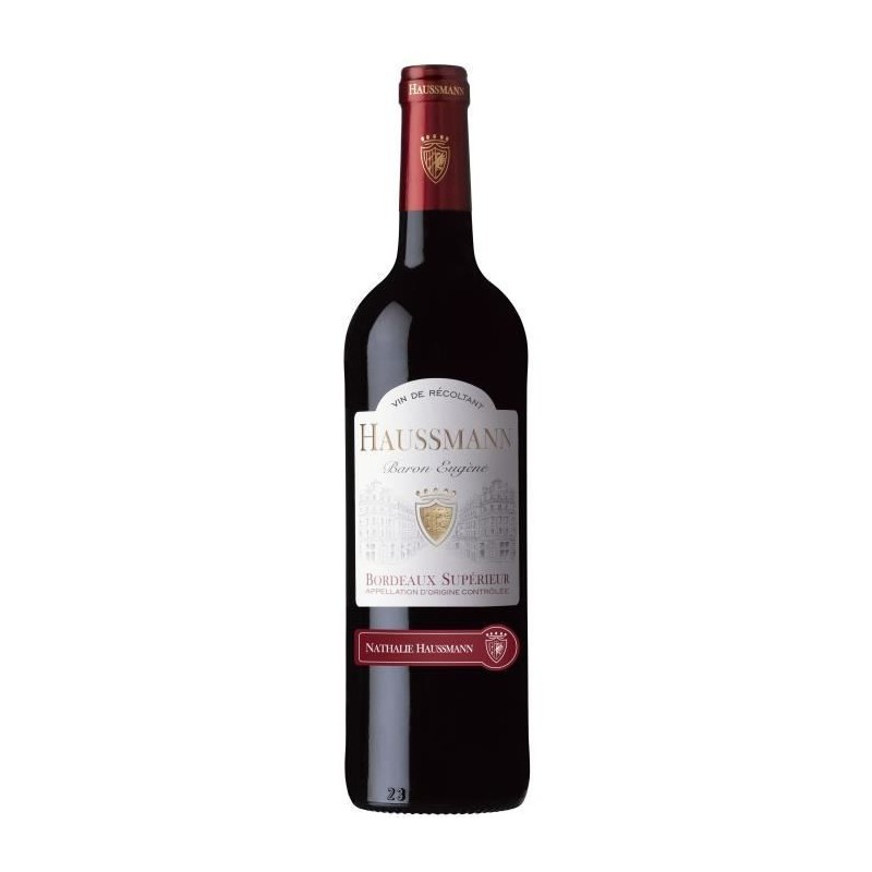 Haussmann Baron Eugene Bordeaux Supérieur - Vin rouge de Bordeaux Haussmann Baron Eugene Bordeaux Supérieur - Vin rouge de Bordeaux