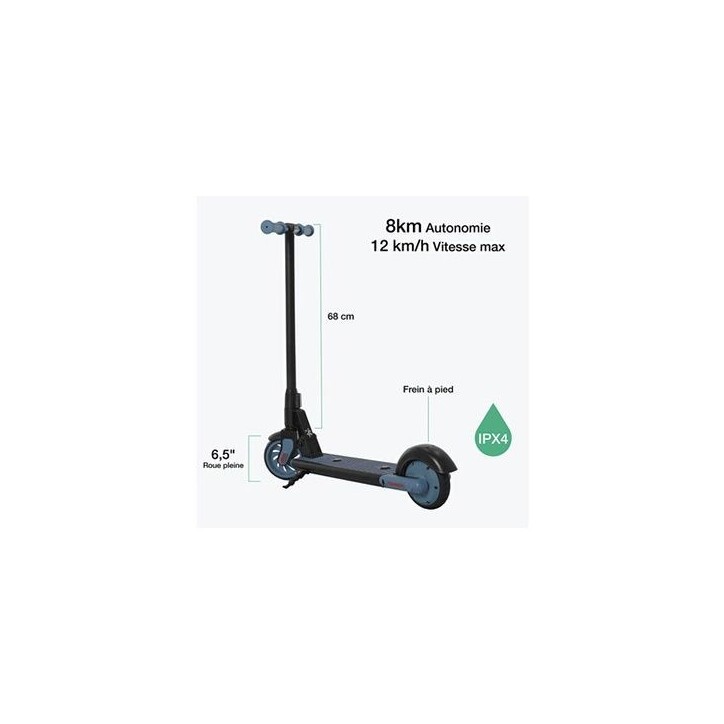 Trottinette électrique - WISPEED - T650 - 180 W max - 6'' - Bleu Trottinette électrique - WISPEED - T650 - 180 W max - 6'' - Bleu