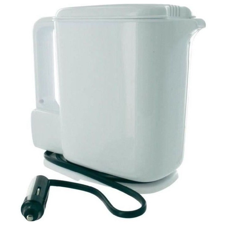 Bouilloire électrique 12V 1L 170W Blanc et Bleu - HTC EQUIPEMENT