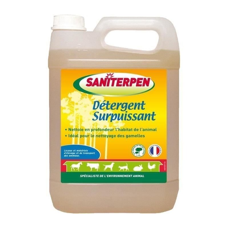 SANITERPEN - Détergent Surpuissant 5L - Nettoie en profondeur. Formul SANITERPEN - Détergent Surpuissant 5L - Nettoie en profondeur. Formul