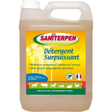 SANITERPEN - Détergent Surpuissant 5L - Nettoie en profondeur. Formul